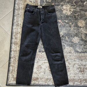 Agolde Fen Black Wash Jeans